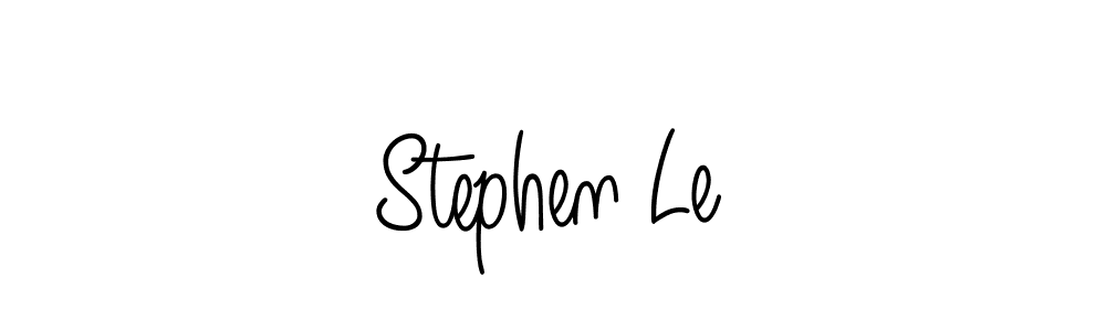 How to make Stephen Le signature? Angelique-Rose-font-FFP is a professional autograph style. Create handwritten signature for Stephen Le name. Stephen Le signature style 5 images and pictures png