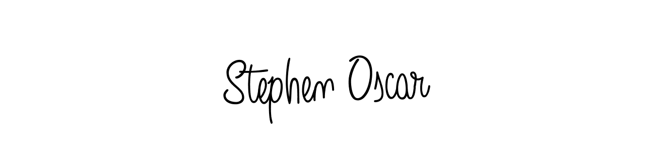 How to make Stephen Oscar name signature. Use Angelique-Rose-font-FFP style for creating short signs online. This is the latest handwritten sign. Stephen Oscar signature style 5 images and pictures png