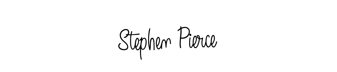 Use a signature maker to create a handwritten signature online. With this signature software, you can design (Angelique-Rose-font-FFP) your own signature for name Stephen Pierce. Stephen Pierce signature style 5 images and pictures png