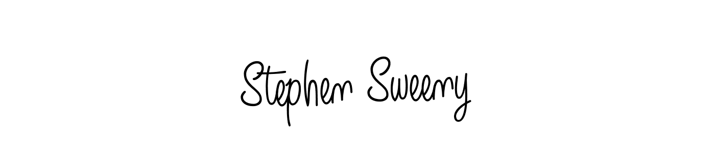 You should practise on your own different ways (Angelique-Rose-font-FFP) to write your name (Stephen Sweeny) in signature. don't let someone else do it for you. Stephen Sweeny signature style 5 images and pictures png