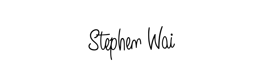 Check out images of Autograph of Stephen Wai name. Actor Stephen Wai Signature Style. Angelique-Rose-font-FFP is a professional sign style online. Stephen Wai signature style 5 images and pictures png