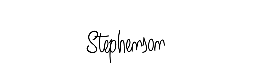 Design your own signature with our free online signature maker. With this signature software, you can create a handwritten (Angelique-Rose-font-FFP) signature for name Stephenson. Stephenson signature style 5 images and pictures png