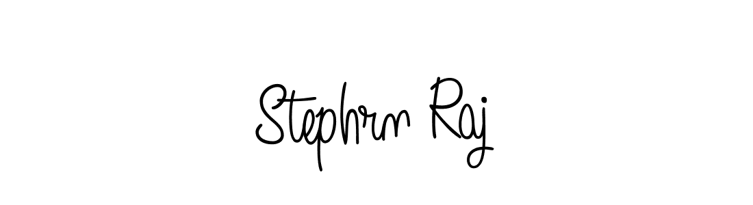 Use a signature maker to create a handwritten signature online. With this signature software, you can design (Angelique-Rose-font-FFP) your own signature for name Stephrn Raj. Stephrn Raj signature style 5 images and pictures png