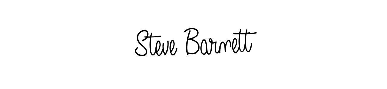Create a beautiful signature design for name Steve Barnett. With this signature (Angelique-Rose-font-FFP) fonts, you can make a handwritten signature for free. Steve Barnett signature style 5 images and pictures png