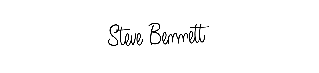 Create a beautiful signature design for name Steve Bennett. With this signature (Angelique-Rose-font-FFP) fonts, you can make a handwritten signature for free. Steve Bennett signature style 5 images and pictures png