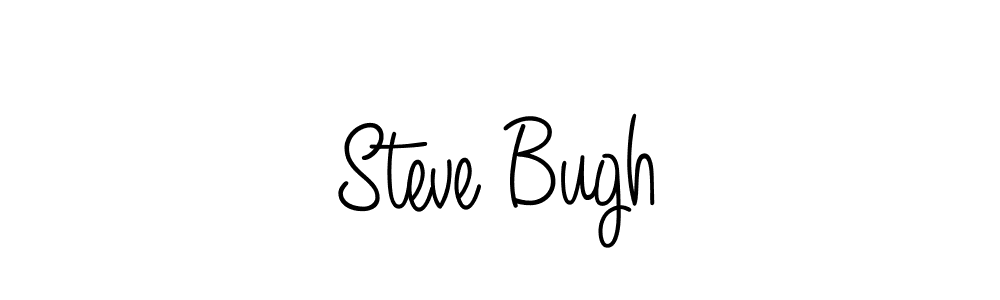 You should practise on your own different ways (Angelique-Rose-font-FFP) to write your name (Steve Bugh) in signature. don't let someone else do it for you. Steve Bugh signature style 5 images and pictures png