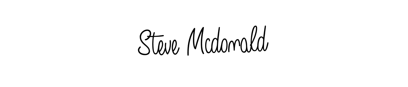 Create a beautiful signature design for name Steve Mcdonald. With this signature (Angelique-Rose-font-FFP) fonts, you can make a handwritten signature for free. Steve Mcdonald signature style 5 images and pictures png