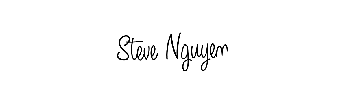 Also we have Steve Nguyen name is the best signature style. Create professional handwritten signature collection using Angelique-Rose-font-FFP autograph style. Steve Nguyen signature style 5 images and pictures png