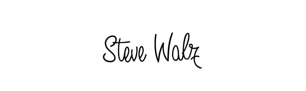 Create a beautiful signature design for name Steve Walz. With this signature (Angelique-Rose-font-FFP) fonts, you can make a handwritten signature for free. Steve Walz signature style 5 images and pictures png