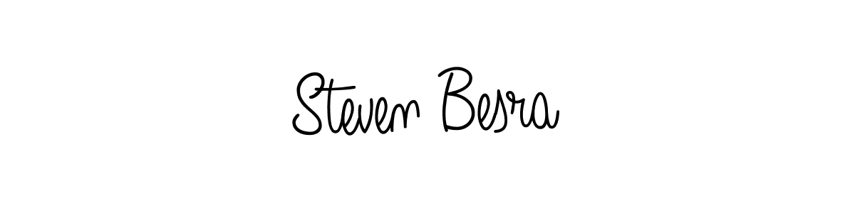 The best way (Angelique-Rose-font-FFP) to make a short signature is to pick only two or three words in your name. The name Steven Besra include a total of six letters. For converting this name. Steven Besra signature style 5 images and pictures png