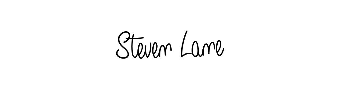 You should practise on your own different ways (Angelique-Rose-font-FFP) to write your name (Steven Lane) in signature. don't let someone else do it for you. Steven Lane signature style 5 images and pictures png