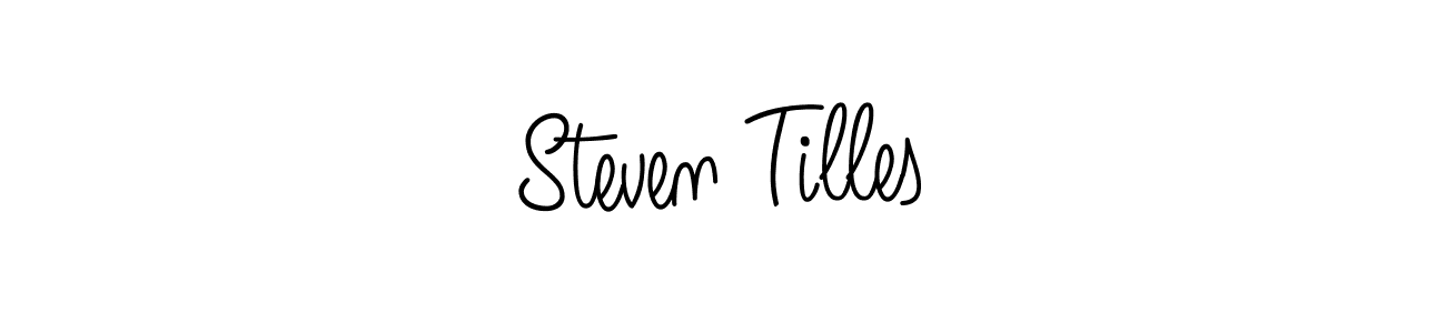 Also You can easily find your signature by using the search form. We will create Steven Tilles name handwritten signature images for you free of cost using Angelique-Rose-font-FFP sign style. Steven Tilles signature style 5 images and pictures png