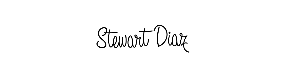 Design your own signature with our free online signature maker. With this signature software, you can create a handwritten (Angelique-Rose-font-FFP) signature for name Stewart Diaz. Stewart Diaz signature style 5 images and pictures png