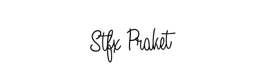 Use a signature maker to create a handwritten signature online. With this signature software, you can design (Angelique-Rose-font-FFP) your own signature for name Stfx Praket. Stfx Praket signature style 5 images and pictures png