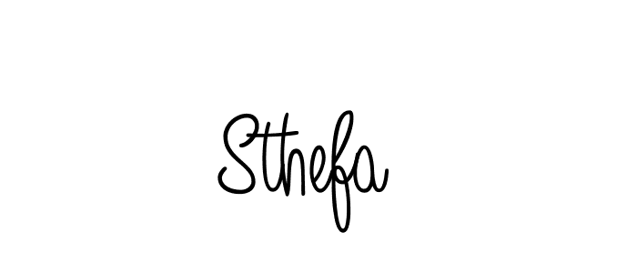 Create a beautiful signature design for name Sthefa . With this signature (Angelique-Rose-font-FFP) fonts, you can make a handwritten signature for free. Sthefa  signature style 5 images and pictures png