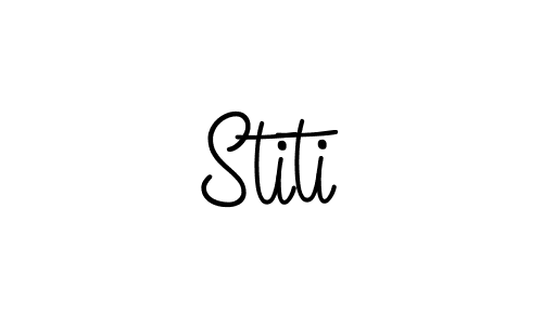 Stiti stylish signature style. Best Handwritten Sign (Angelique-Rose-font-FFP) for my name. Handwritten Signature Collection Ideas for my name Stiti. Stiti signature style 5 images and pictures png