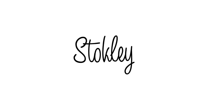 Use a signature maker to create a handwritten signature online. With this signature software, you can design (Angelique-Rose-font-FFP) your own signature for name Stokley. Stokley signature style 5 images and pictures png