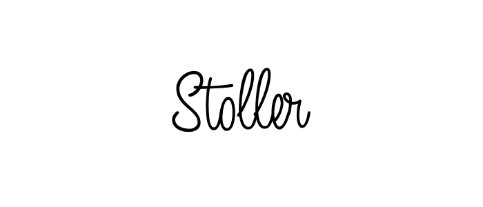 Stoller stylish signature style. Best Handwritten Sign (Angelique-Rose-font-FFP) for my name. Handwritten Signature Collection Ideas for my name Stoller. Stoller signature style 5 images and pictures png