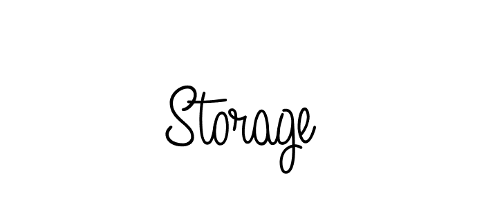 Make a beautiful signature design for name Storage. With this signature (Angelique-Rose-font-FFP) style, you can create a handwritten signature for free. Storage signature style 5 images and pictures png