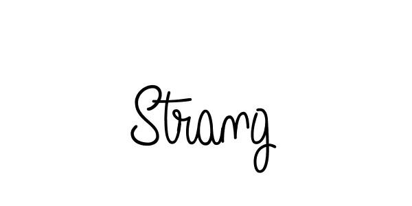 Use a signature maker to create a handwritten signature online. With this signature software, you can design (Angelique-Rose-font-FFP) your own signature for name Strang. Strang signature style 5 images and pictures png
