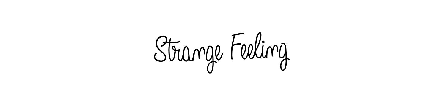 Make a beautiful signature design for name Strange Feeling. Use this online signature maker to create a handwritten signature for free. Strange Feeling signature style 5 images and pictures png
