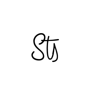 How to make Sts signature? Angelique-Rose-font-FFP is a professional autograph style. Create handwritten signature for Sts name. Sts signature style 5 images and pictures png