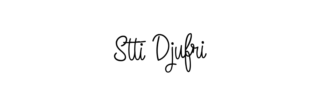 Angelique-Rose-font-FFP is a professional signature style that is perfect for those who want to add a touch of class to their signature. It is also a great choice for those who want to make their signature more unique. Get Stti Djufri name to fancy signature for free. Stti Djufri signature style 5 images and pictures png