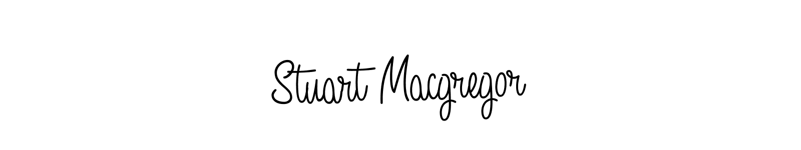 You should practise on your own different ways (Angelique-Rose-font-FFP) to write your name (Stuart Macgregor) in signature. don't let someone else do it for you. Stuart Macgregor signature style 5 images and pictures png