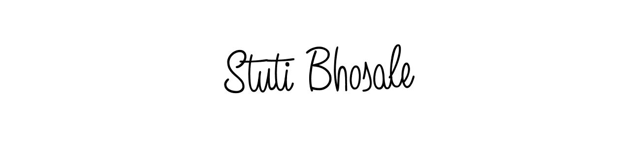 You can use this online signature creator to create a handwritten signature for the name Stuti Bhosale. This is the best online autograph maker. Stuti Bhosale signature style 5 images and pictures png
