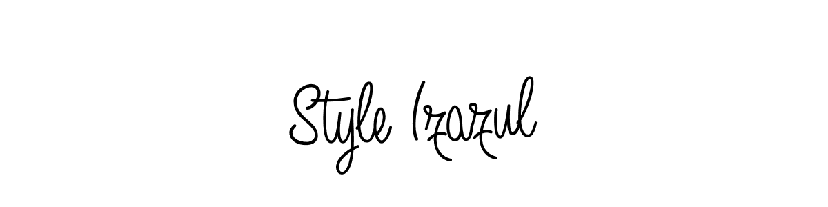 The best way (Angelique-Rose-font-FFP) to make a short signature is to pick only two or three words in your name. The name Style Izazul include a total of six letters. For converting this name. Style Izazul signature style 5 images and pictures png