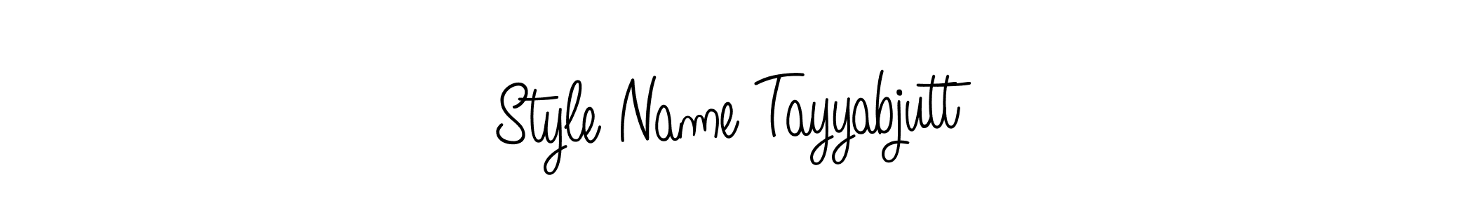 How to make Style Name Tayyabjutt name signature. Use Angelique-Rose-font-FFP style for creating short signs online. This is the latest handwritten sign. Style Name Tayyabjutt signature style 5 images and pictures png