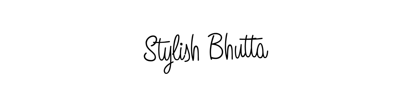 How to make Stylish Bhutta signature? Angelique-Rose-font-FFP is a professional autograph style. Create handwritten signature for Stylish Bhutta name. Stylish Bhutta signature style 5 images and pictures png