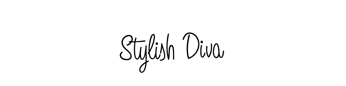 Once you've used our free online signature maker to create your best signature Angelique-Rose-font-FFP style, it's time to enjoy all of the benefits that Stylish Diva name signing documents. Stylish Diva signature style 5 images and pictures png