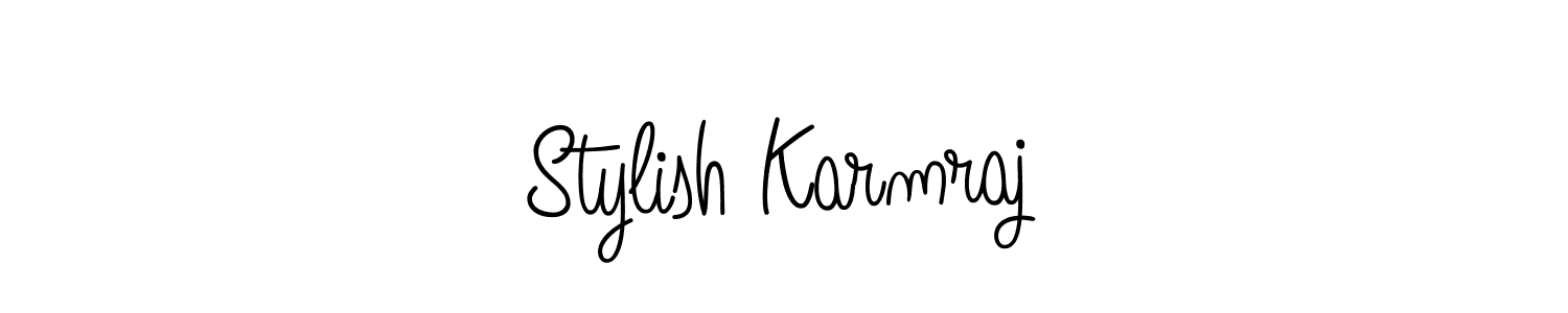 It looks lik you need a new signature style for name Stylish Karmraj. Design unique handwritten (Angelique-Rose-font-FFP) signature with our free signature maker in just a few clicks. Stylish Karmraj signature style 5 images and pictures png