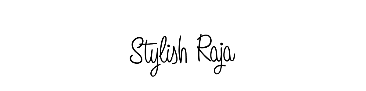 How to make Stylish Raja name signature. Use Angelique-Rose-font-FFP style for creating short signs online. This is the latest handwritten sign. Stylish Raja signature style 5 images and pictures png