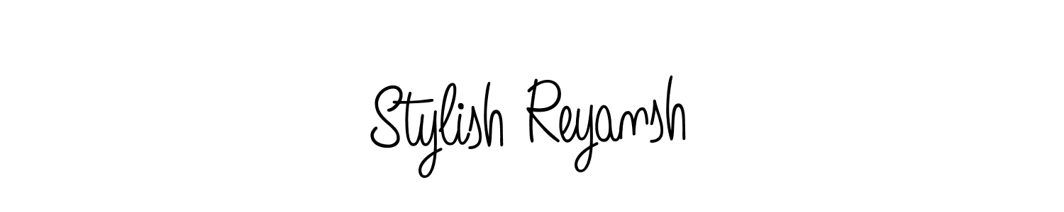Design your own signature with our free online signature maker. With this signature software, you can create a handwritten (Angelique-Rose-font-FFP) signature for name Stylish Reyansh. Stylish Reyansh signature style 5 images and pictures png