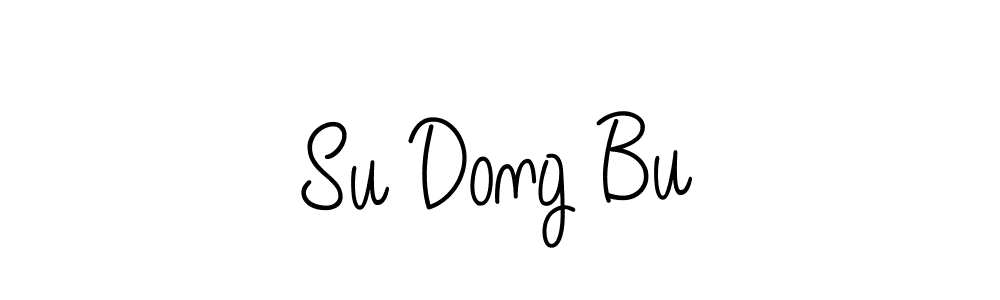 Su Dong Bu stylish signature style. Best Handwritten Sign (Angelique-Rose-font-FFP) for my name. Handwritten Signature Collection Ideas for my name Su Dong Bu. Su Dong Bu signature style 5 images and pictures png