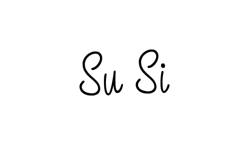 Su Si stylish signature style. Best Handwritten Sign (Angelique-Rose-font-FFP) for my name. Handwritten Signature Collection Ideas for my name Su Si. Su Si signature style 5 images and pictures png