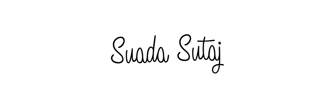Angelique-Rose-font-FFP is a professional signature style that is perfect for those who want to add a touch of class to their signature. It is also a great choice for those who want to make their signature more unique. Get Suada Sutaj name to fancy signature for free. Suada Sutaj signature style 5 images and pictures png