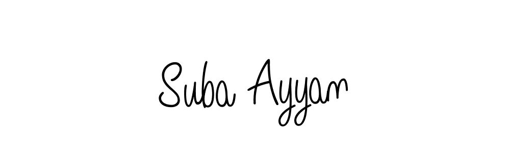 How to make Suba Ayyan signature? Angelique-Rose-font-FFP is a professional autograph style. Create handwritten signature for Suba Ayyan name. Suba Ayyan signature style 5 images and pictures png