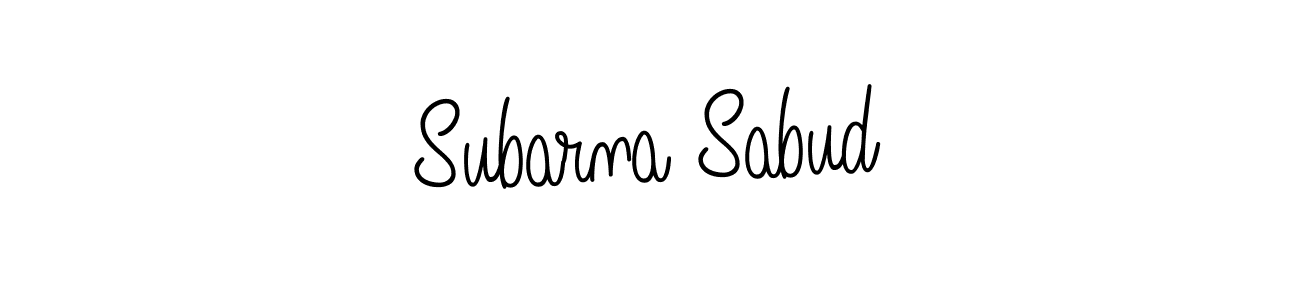 Check out images of Autograph of Subarna Sabud name. Actor Subarna Sabud Signature Style. Angelique-Rose-font-FFP is a professional sign style online. Subarna Sabud signature style 5 images and pictures png