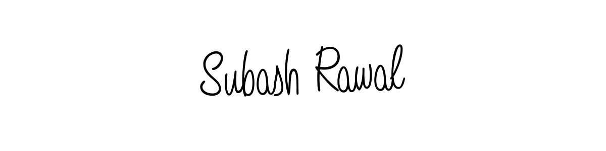 The best way (Angelique-Rose-font-FFP) to make a short signature is to pick only two or three words in your name. The name Subash Rawal include a total of six letters. For converting this name. Subash Rawal signature style 5 images and pictures png