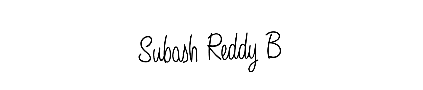 if you are searching for the best signature style for your name Subash Reddy B. so please give up your signature search. here we have designed multiple signature styles  using Angelique-Rose-font-FFP. Subash Reddy B signature style 5 images and pictures png
