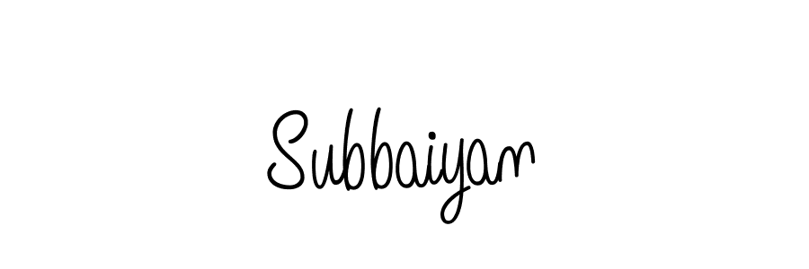 Make a beautiful signature design for name Subbaiyan. Use this online signature maker to create a handwritten signature for free. Subbaiyan signature style 5 images and pictures png