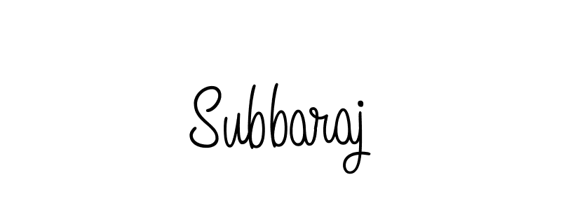 Create a beautiful signature design for name Subbaraj. With this signature (Angelique-Rose-font-FFP) fonts, you can make a handwritten signature for free. Subbaraj signature style 5 images and pictures png