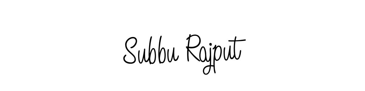 Check out images of Autograph of Subbu Rajput name. Actor Subbu Rajput Signature Style. Angelique-Rose-font-FFP is a professional sign style online. Subbu Rajput signature style 5 images and pictures png
