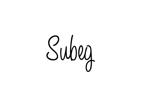 How to Draw Subeg signature style? Angelique-Rose-font-FFP is a latest design signature styles for name Subeg. Subeg signature style 5 images and pictures png