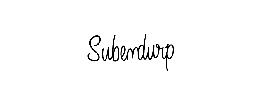 How to make Subendurp name signature. Use Angelique-Rose-font-FFP style for creating short signs online. This is the latest handwritten sign. Subendurp signature style 5 images and pictures png
