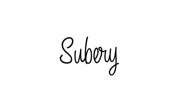 Design your own signature with our free online signature maker. With this signature software, you can create a handwritten (Angelique-Rose-font-FFP) signature for name Subery. Subery signature style 5 images and pictures png