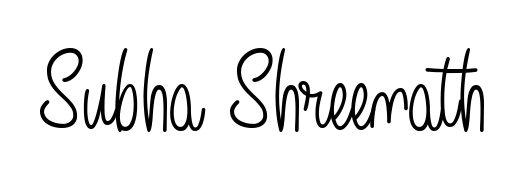 Upgrade your professional image with Subha Shreenath signature created with Angelique-Rose-font-FFP font. Fast, free, and watermark-free download. Subha Shreenath signature style 5 images and pictures png
